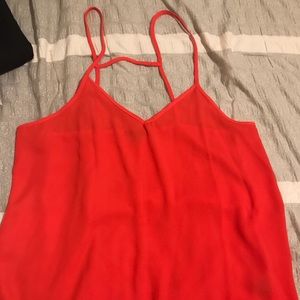 Ruby red summer tank